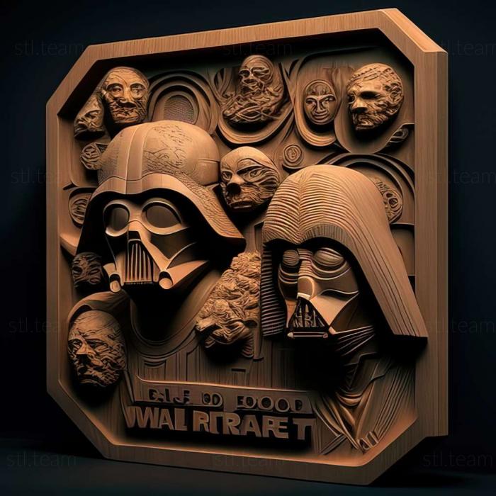 3D модель Гра Зоряні війни Темні сили (STL)
